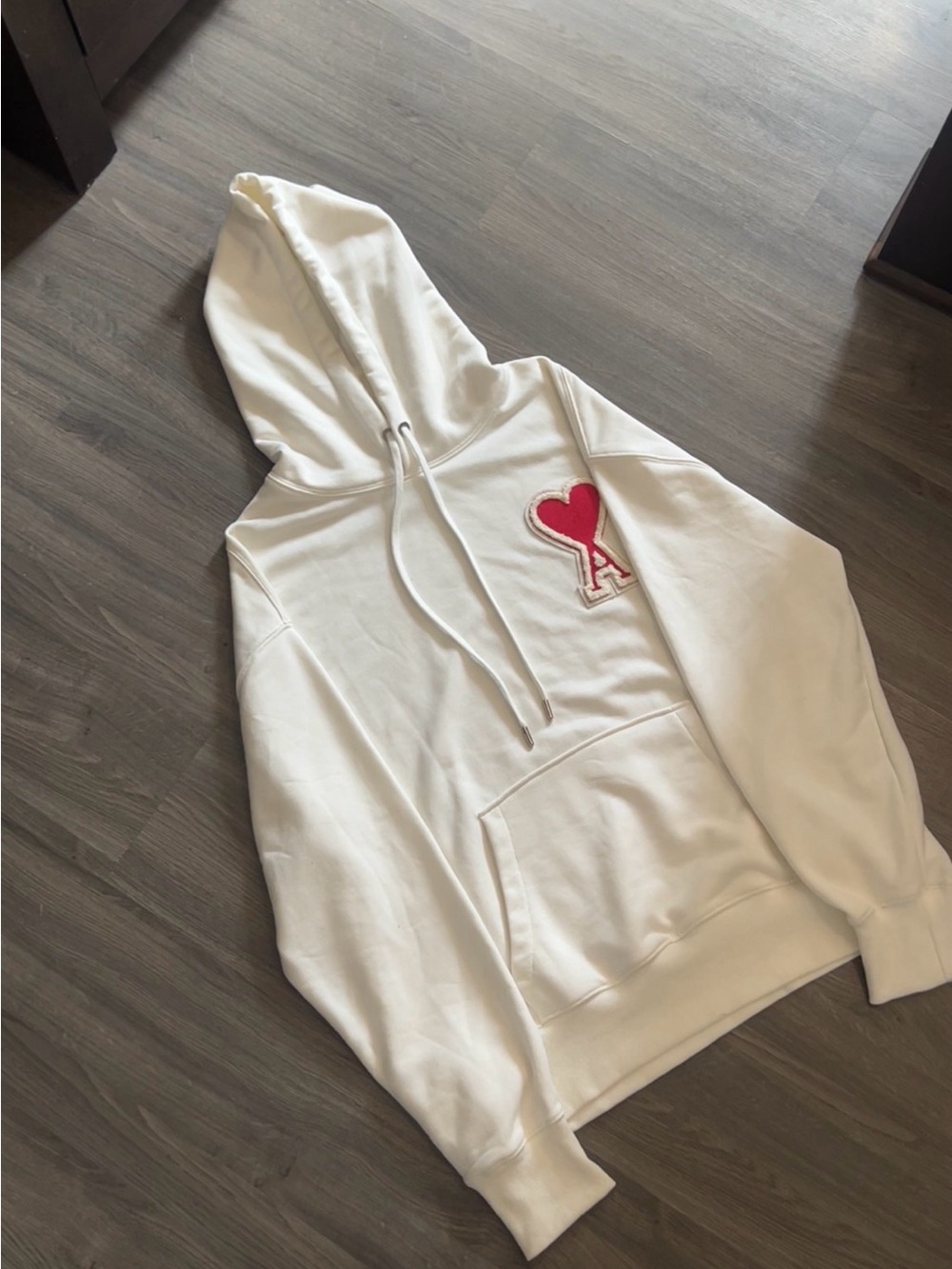Ami Paris white & cream hoodie